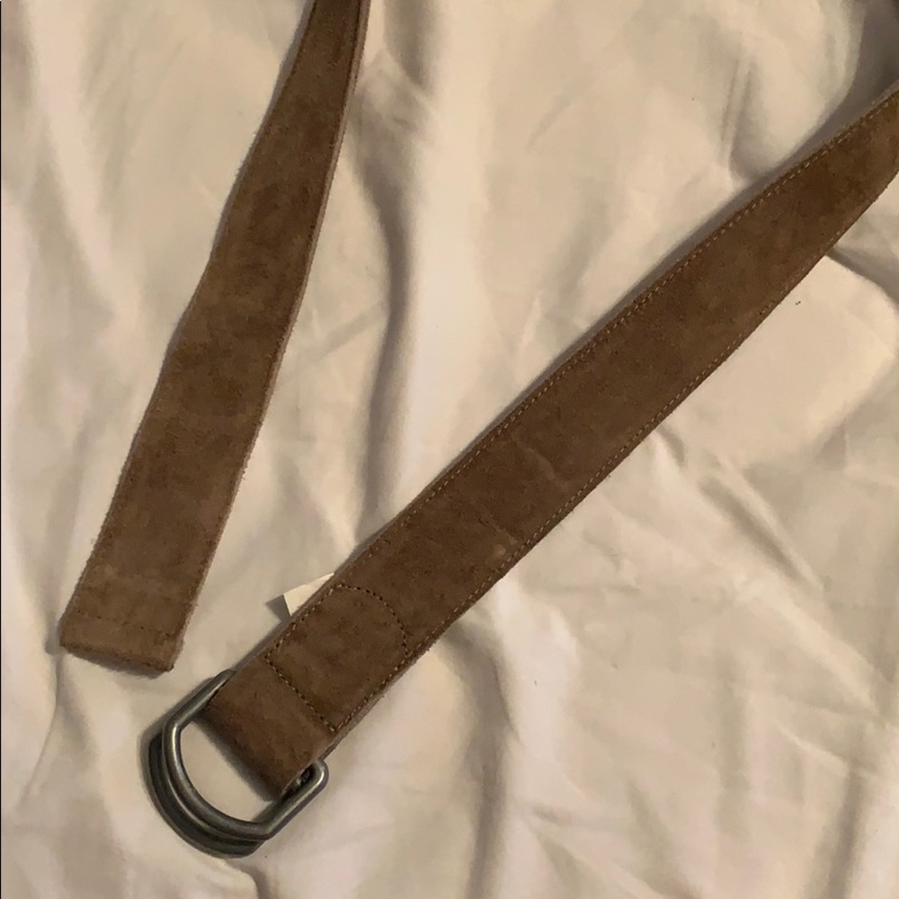 Leather belt